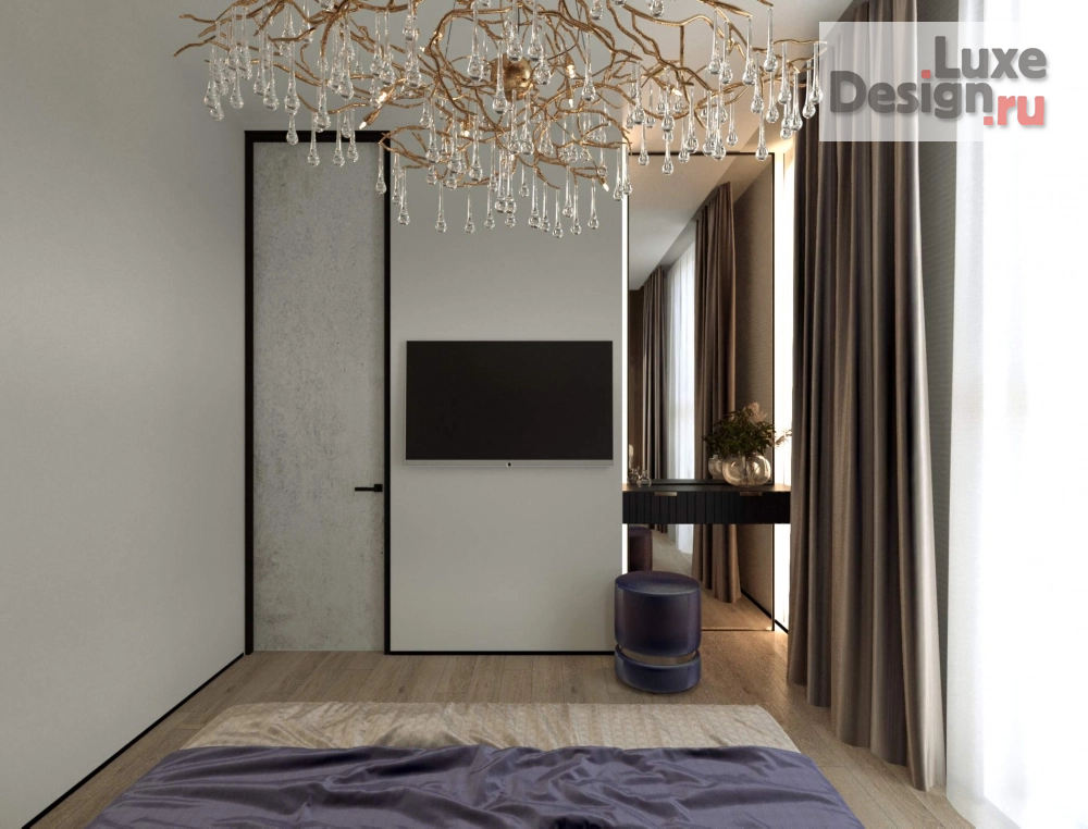 Дизайн интерьера двухкомнатной квартиры "квартира в ЖК "Плотничный"" (фото 7)