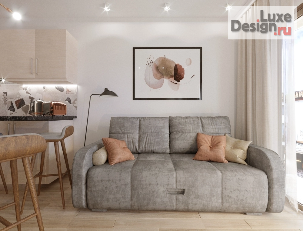 Дизайн интерьера квартиры "Апартаменты на побережье" (фото 3)