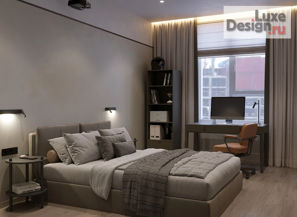 Дизайн интерьера трехкомнатной квартиры "Квартира ЖК Ever Москва 74 кв.м." (фото 6)