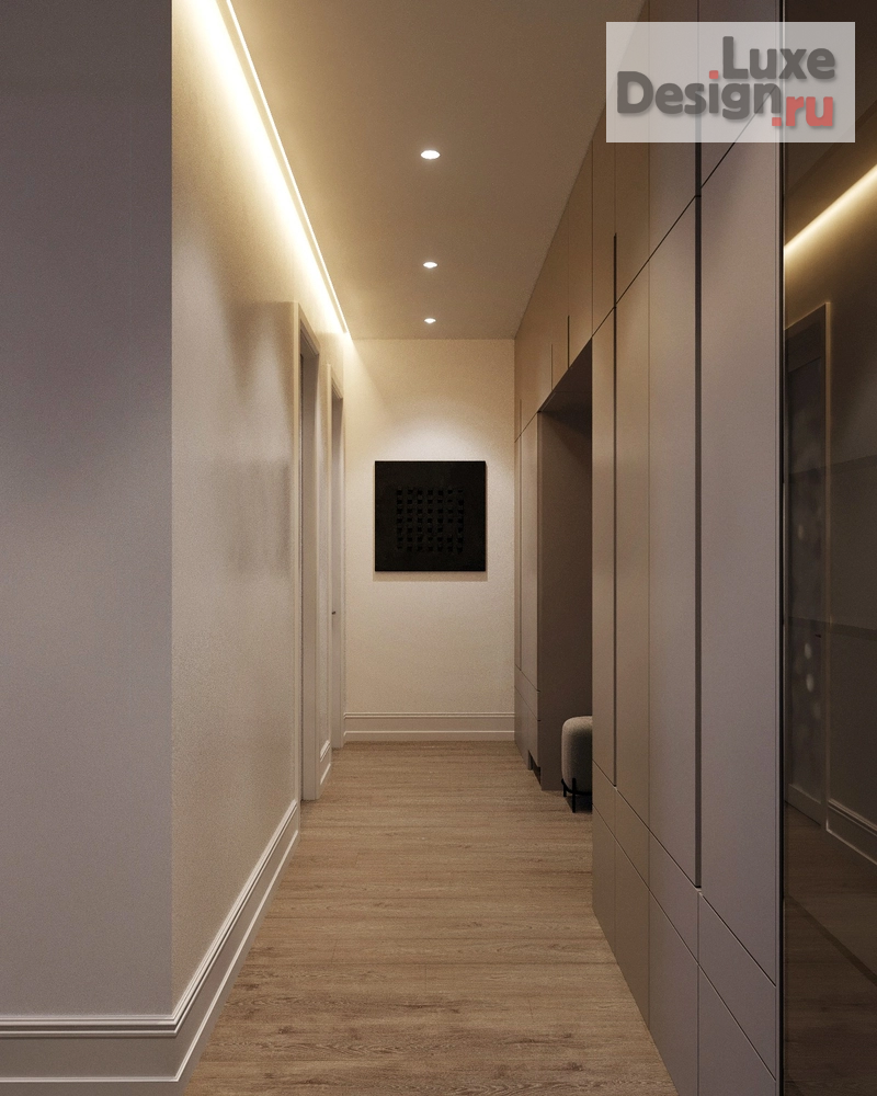 Дизайн интерьера трехкомнатной квартиры "Квартира ЖК Ever Москва 74 кв.м." (фото 14)