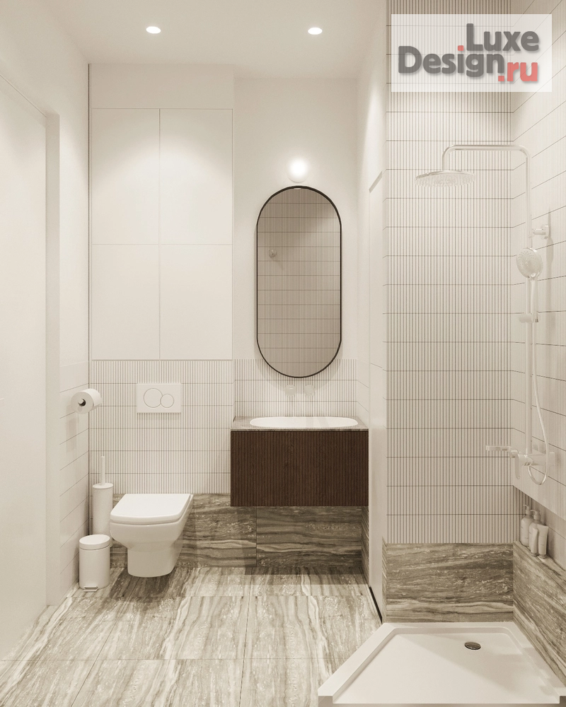 Дизайн интерьера трехкомнатной квартиры "Квартира ЖК Ever Москва 74 кв.м." (фото 11)