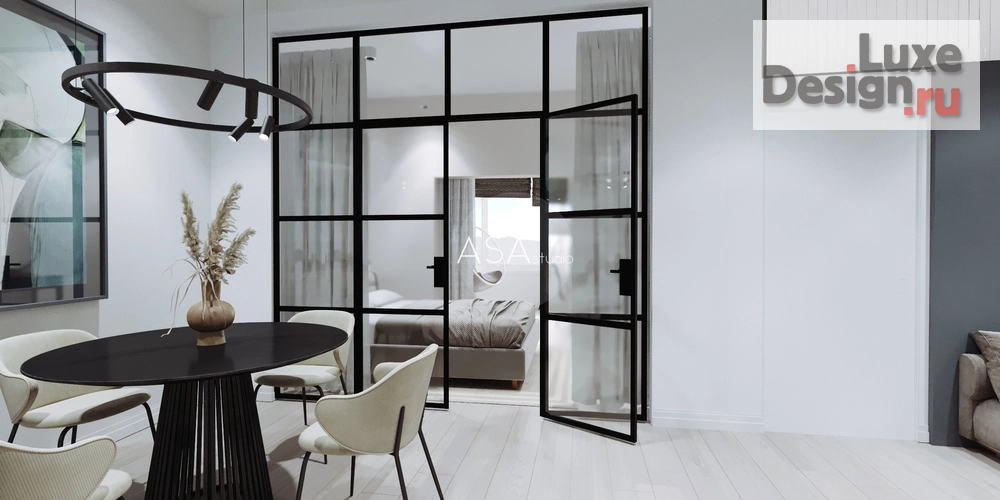 Дизайн интерьера трехкомнатной квартиры "Проект квартиры 96 кв.м. ЖК Акватория г. Геленджик Год завершения проекта: 2020 Стоимость проекта: 3 500 001 - 7 000 000 ₽ Страна: Россия" (фото 2)