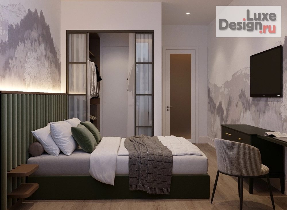 Дизайн интерьера трехкомнатной квартиры "Квартира ЖК Ever Москва 74 кв.м." (фото 10)