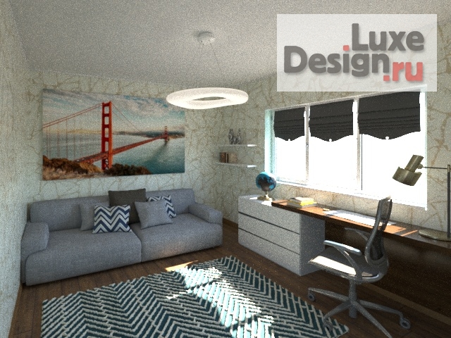 Дизайн интерьера трехкомнатной квартиры "Дизайн трехкомнатной квартиры " (фото 5)