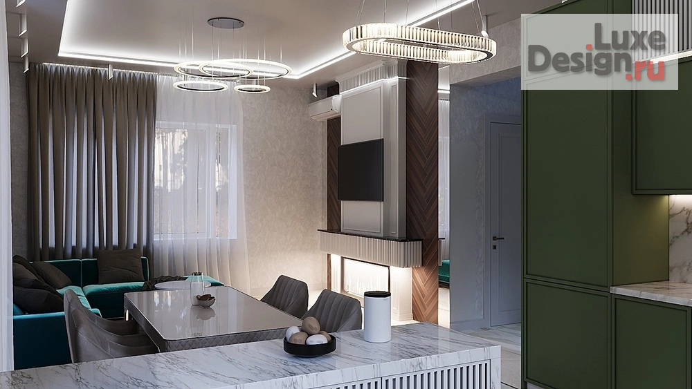 Дизайн интерьера загородного дома "Загородный дом 300м" (фото 5)