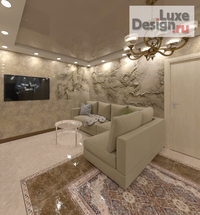 Дизайн интерьера трехкомнатной квартиры "Дизайн трехкомнатной квартиры " (фото 3)