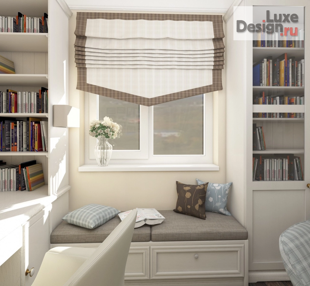 Дизайн интерьера комнаты "Домашний офис." (фото 4)