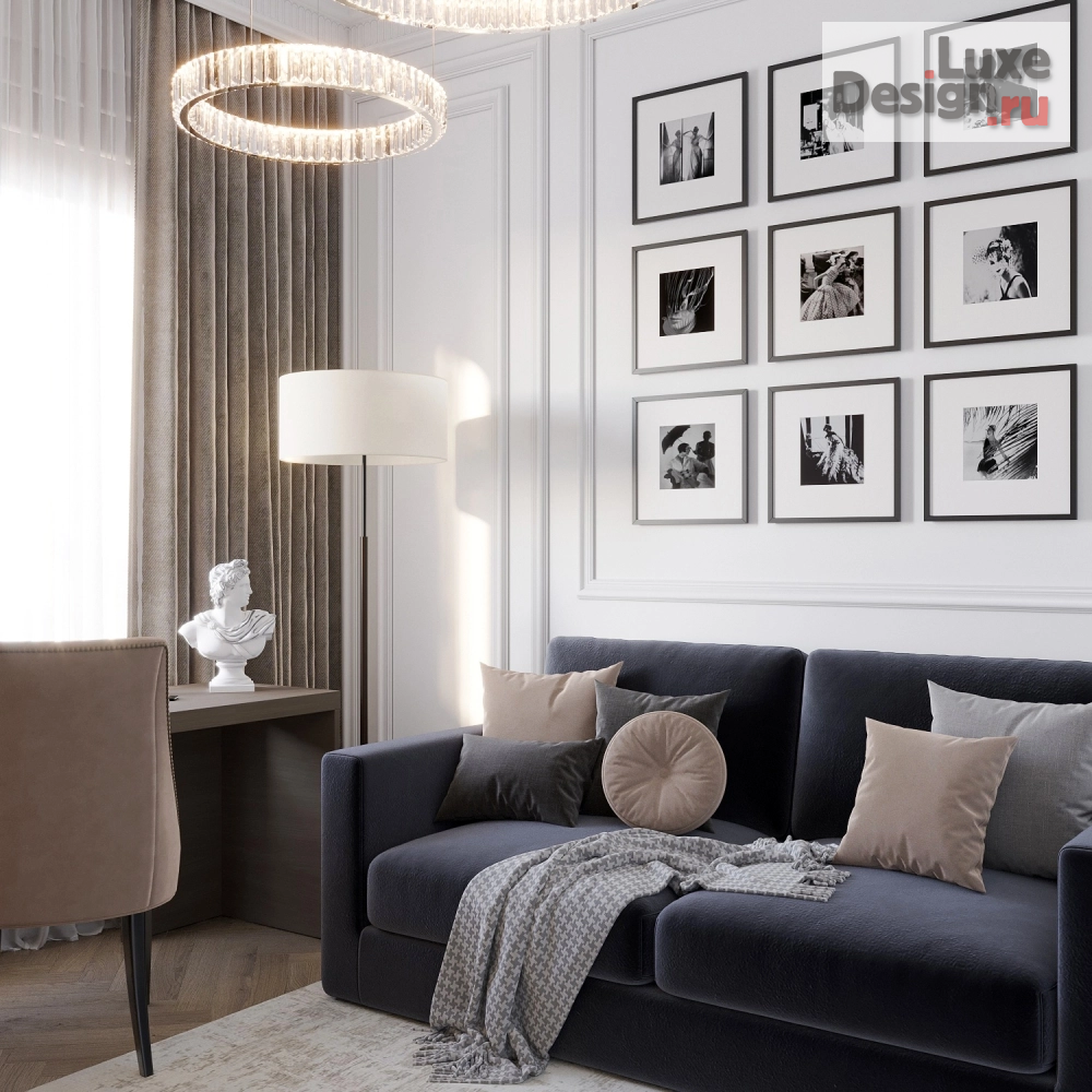 Дизайн интерьера четырехкомнатной квартиры "ЖК Георгиевский" (фото 15)