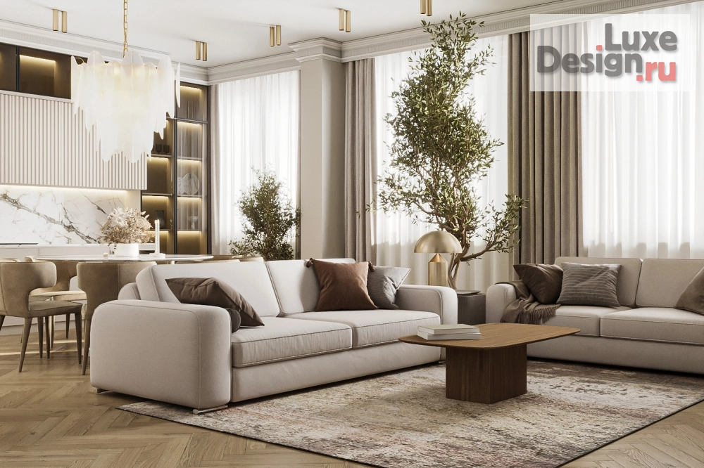 Дизайн интерьера четырехкомнатной квартиры "ЖК Георгиевский" (фото 12)