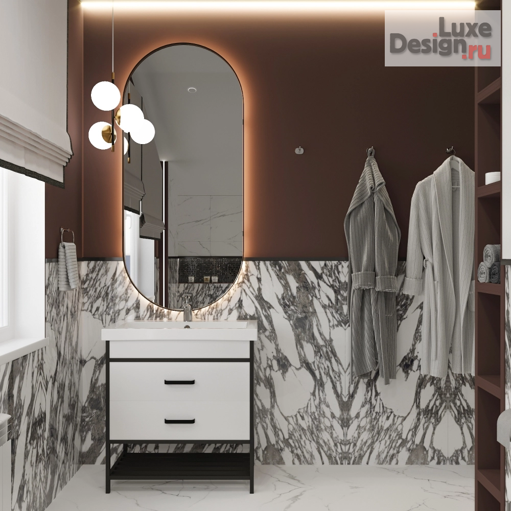 Дизайн интерьера коттеджа "КП Орешкино" (фото 4)