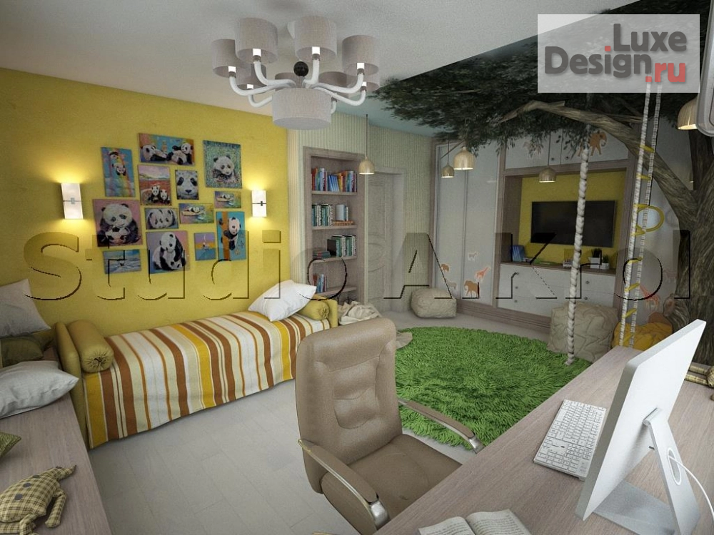 Дизайн интерьера комнаты "Дизайн детских комнат" (фото 10)