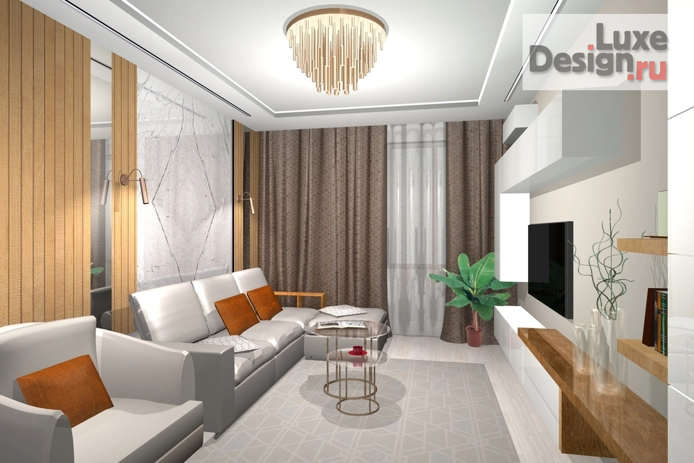 Дизайн интерьера двухкомнатной квартиры "варианты интерьера " (фото 12)