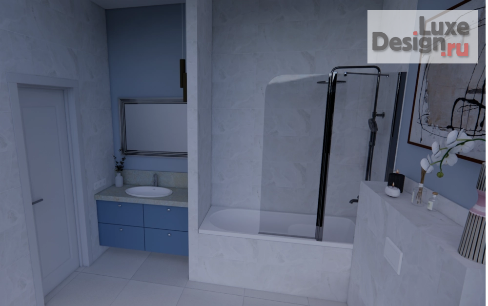 Дизайн интерьера частного дома "Вербный букет" (фото 6)