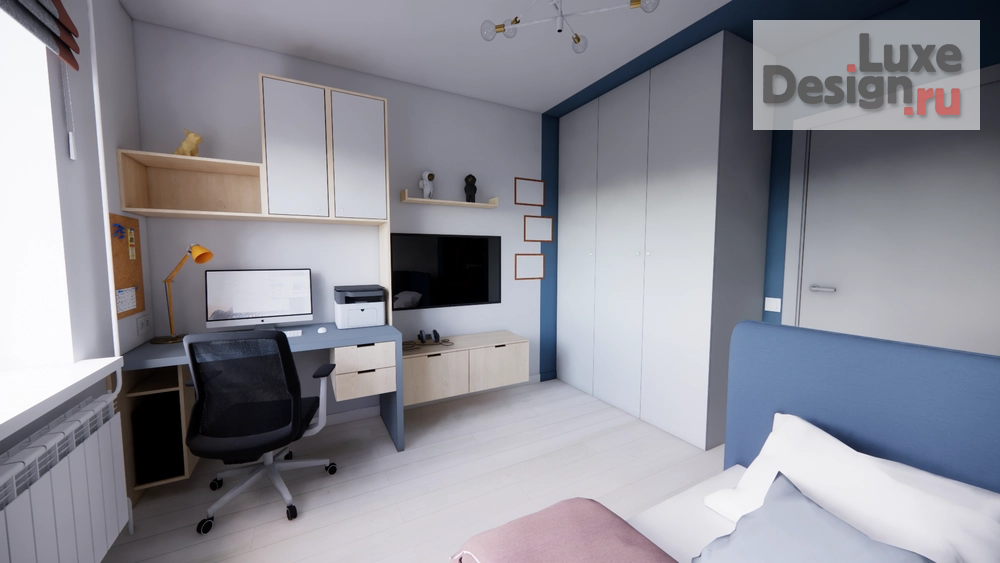 Дизайн интерьера детской "Комната Матвея" (фото 3)