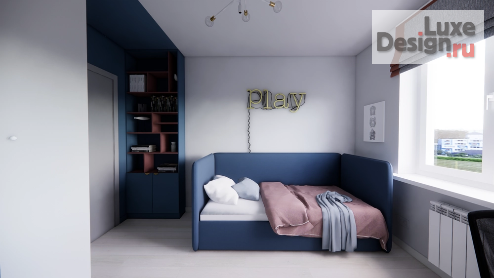 Дизайн интерьера детской "Комната Матвея" (фото 1)