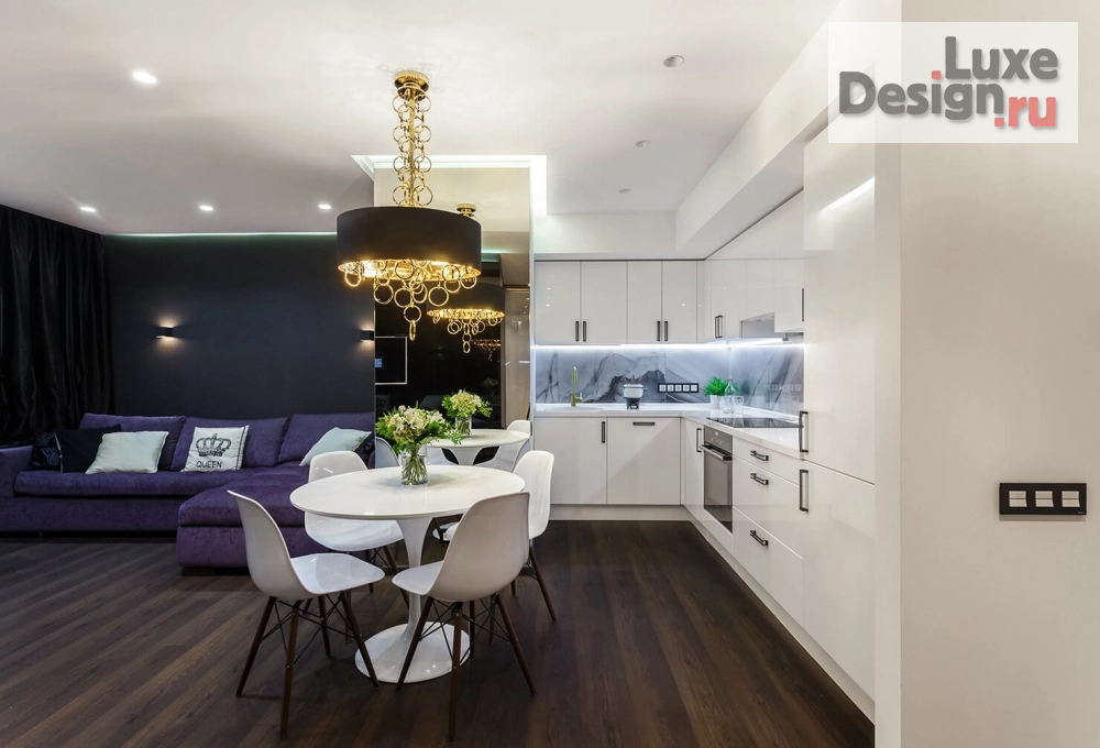 Дизайн интерьера трехкомнатной квартиры "Квартира 70 кв.м. ЖК Мегаполис" (фото 1)