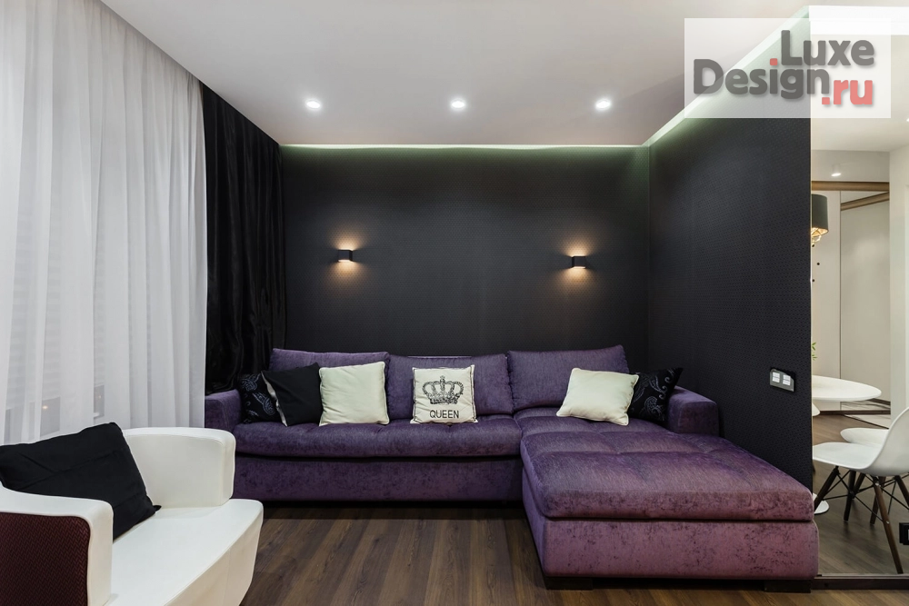 Дизайн интерьера трехкомнатной квартиры "Квартира 70 кв.м. ЖК Мегаполис" (фото 2)