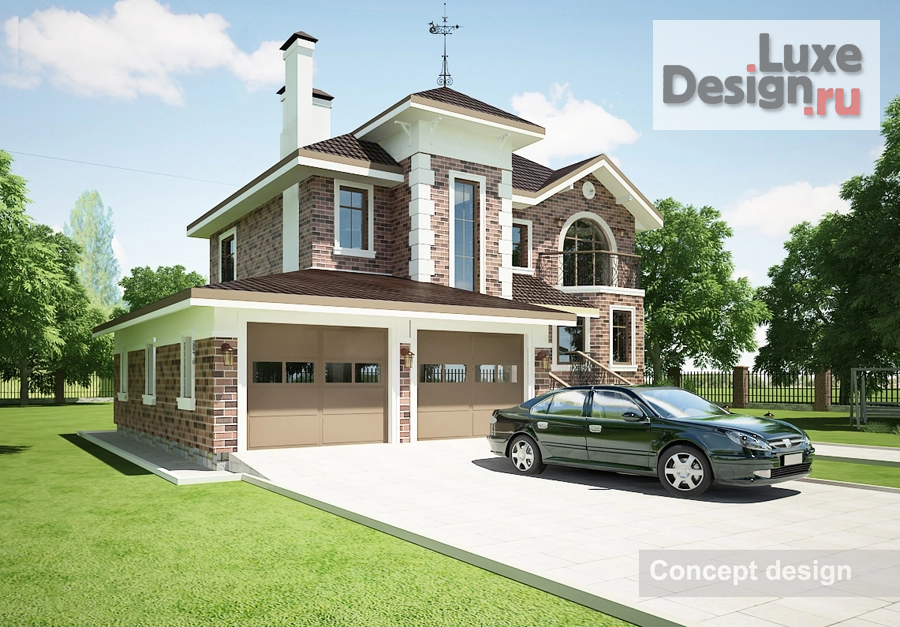 Частная архитектура "Проект коттеджа" (фото 1)