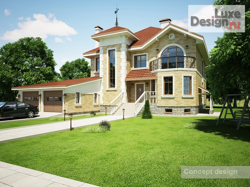 Частная архитектура "Проект коттеджа" (фото 3)