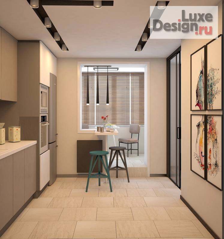 Дизайн интерьера трехкомнатной квартиры "Интерьер трехкомнатной квартиры, ул. Левобережная" (фото 6)