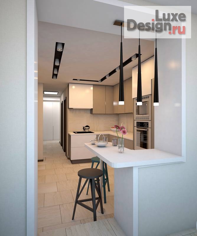 Дизайн интерьера трехкомнатной квартиры "Интерьер трехкомнатной квартиры, ул. Левобережная" (фото 7)