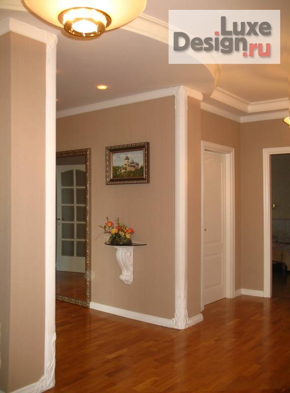 Дизайн интерьера четырехкомнатной квартиры "Интерьер 4-х комнатной квартиры, ул. Минина (фото)" (фото 2)