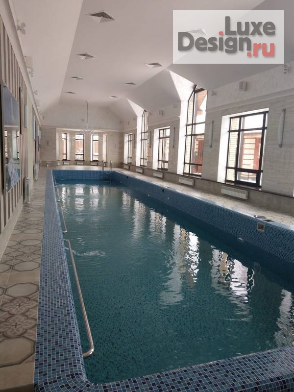 Дизайн интерьера загородного дома "Бассейн с хамамом в частном загородном доме (фото), Балахнинский район" (фото 2)