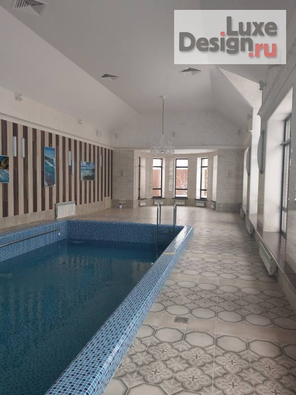 Дизайн интерьера загородного дома "Бассейн с хамамом в частном загородном доме (фото), Балахнинский район" (фото 3)