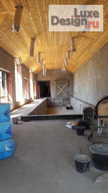 Дизайн интерьера загородного дома "Бассейн с хамамом в частном загородном доме (фото), Балахнинский район" (фото 11)