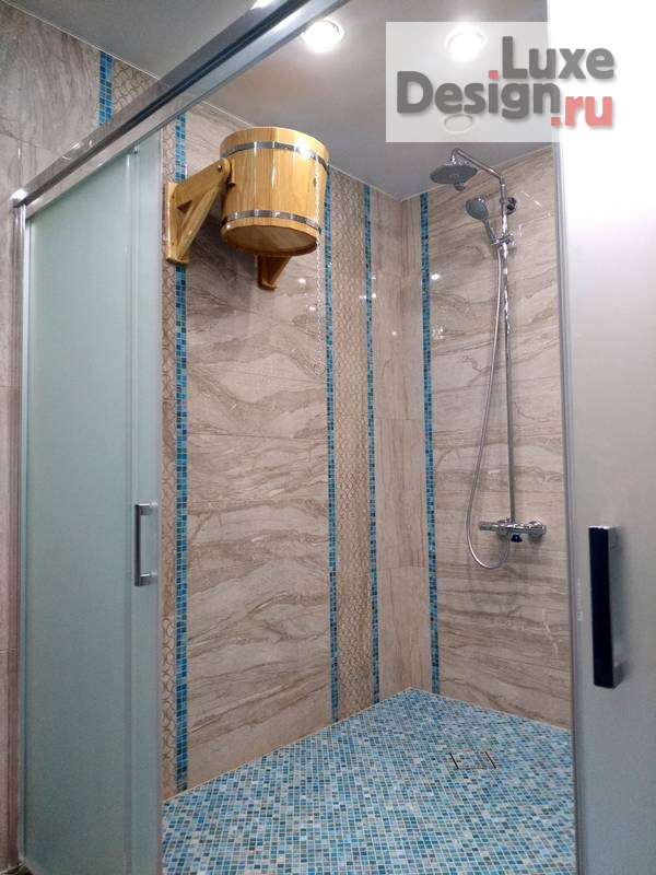 Дизайн интерьера загородного дома "Бассейн с хамамом в частном загородном доме (фото), Балахнинский район" (фото 18)