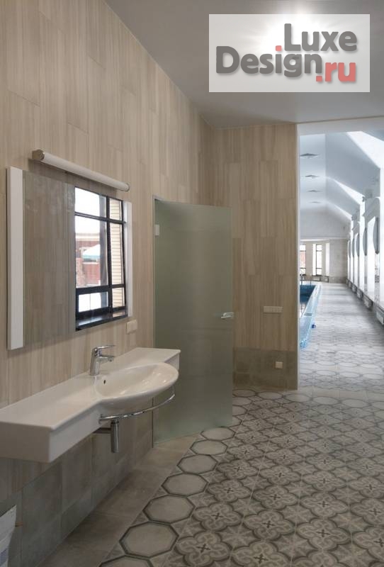 Дизайн интерьера загородного дома "Бассейн с хамамом в частном загородном доме (фото), Балахнинский район" (фото 21)