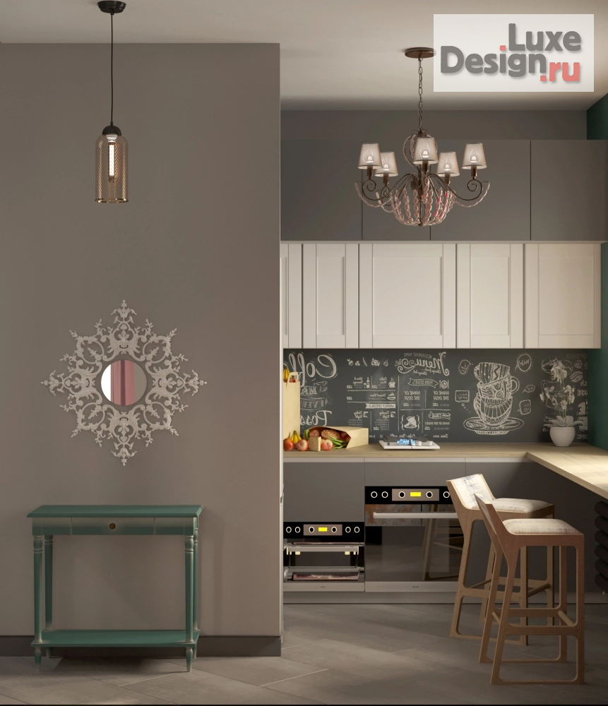 Дизайн интерьера квартиры студии "Проект квартиры-студии из бабушкиной квартиры" (фото 8)