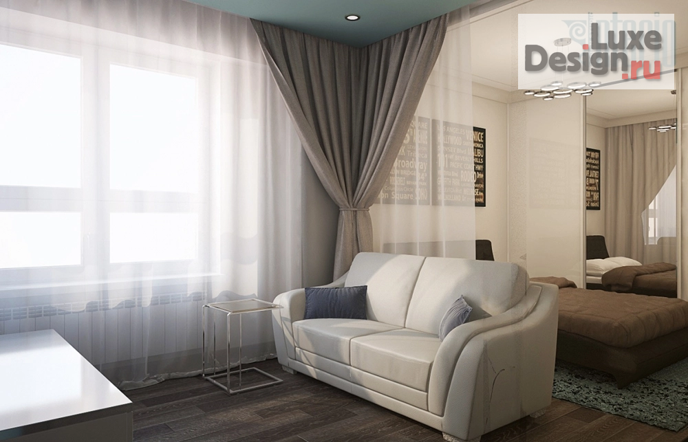 Дизайн интерьера квартиры 97 серии "ИНТЕРЬЕР  КВАРТИРЫ  45 кв.м. Февраль  2016" (фото 3)