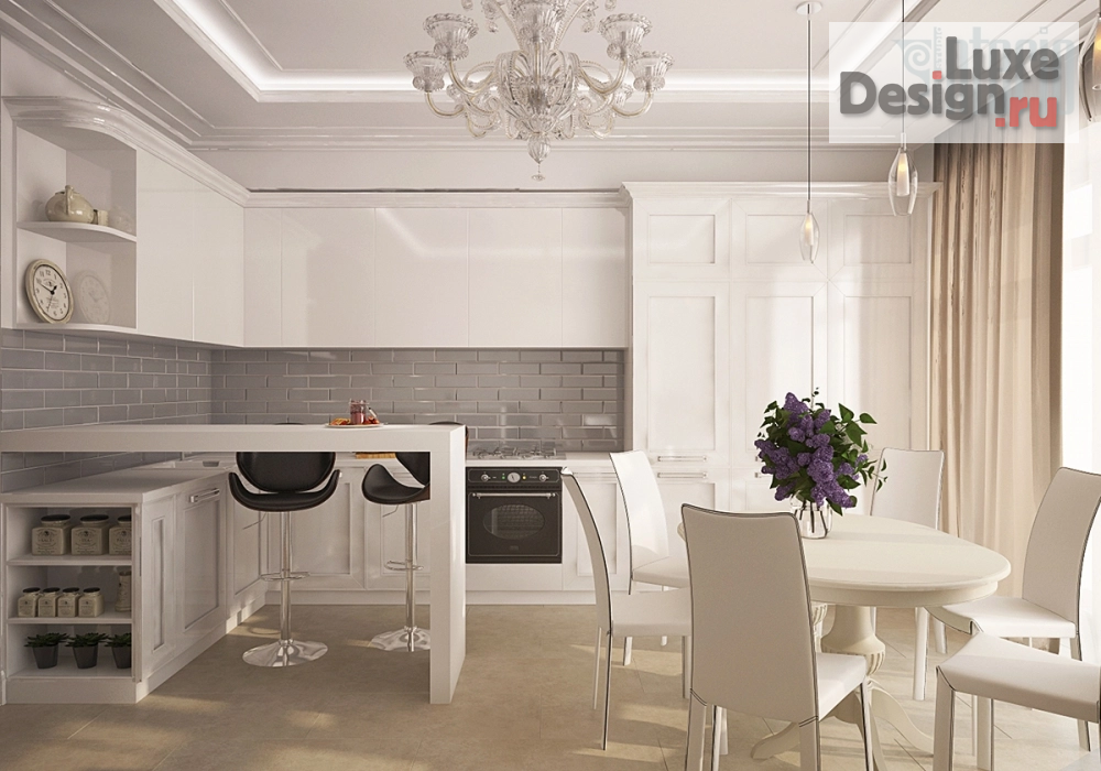 Дизайн интерьера коттеджа "ИНТЕРЬЕР  КОТТЕДЖА  196 кв.м  Февраль  2016" (фото 3)