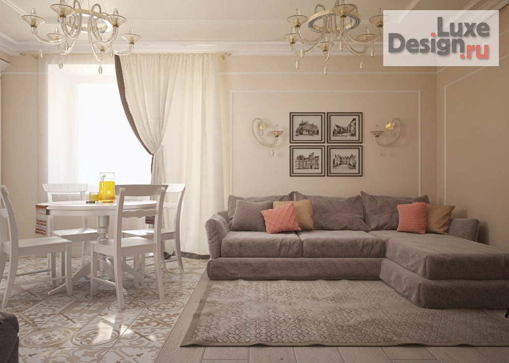 Дизайн интерьера трехкомнатной квартиры "Проект квартиры 76 кв.м." (фото 1)