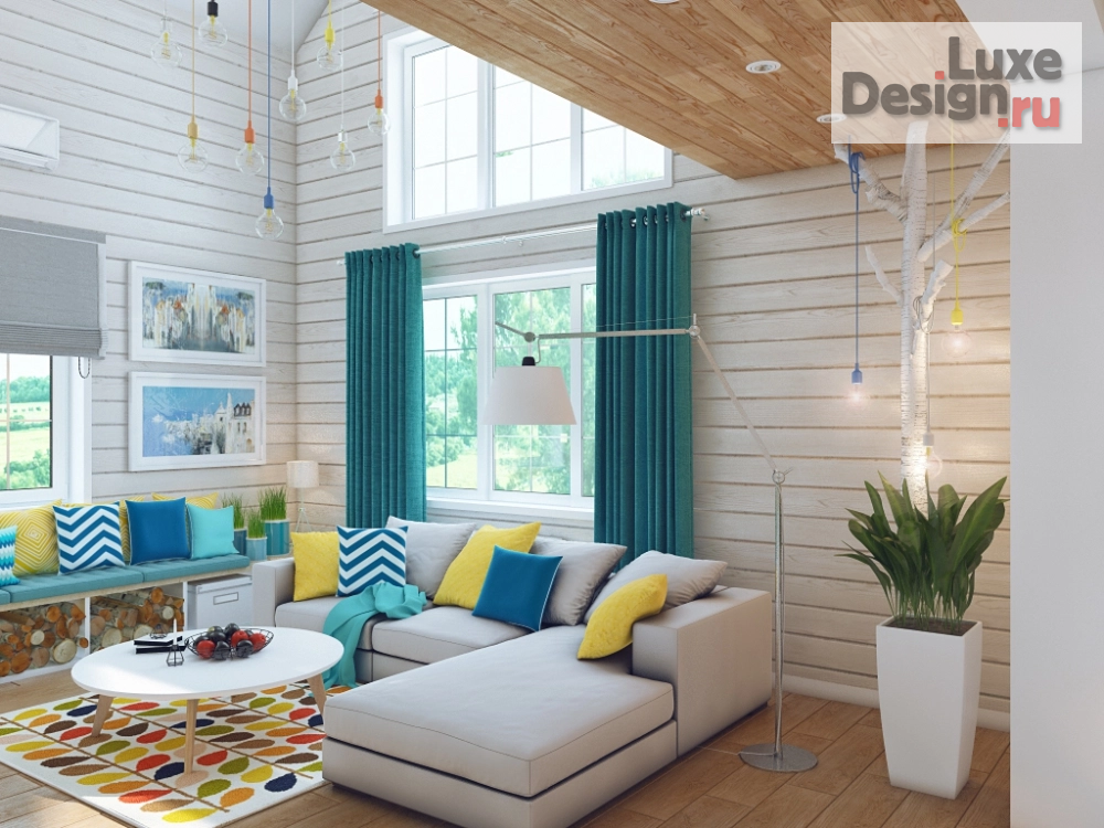 Дизайн интерьера коттеджа "Проекты коттеджей" (фото 3)