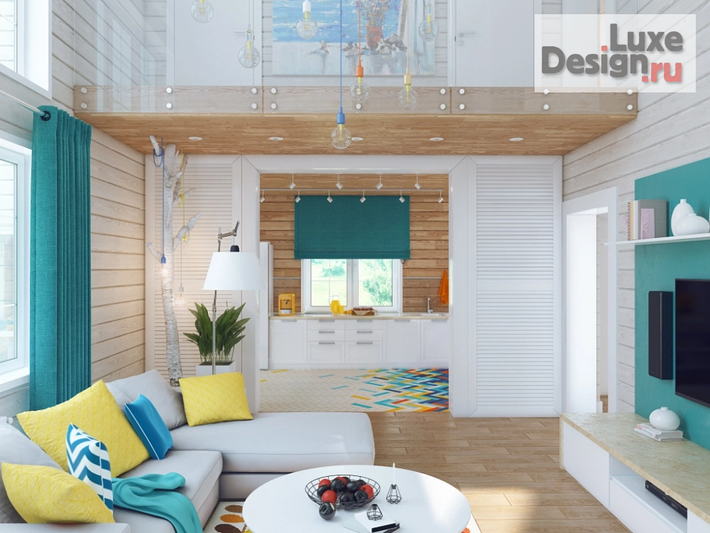 Дизайн интерьера коттеджа "Проекты коттеджей" (фото 8)