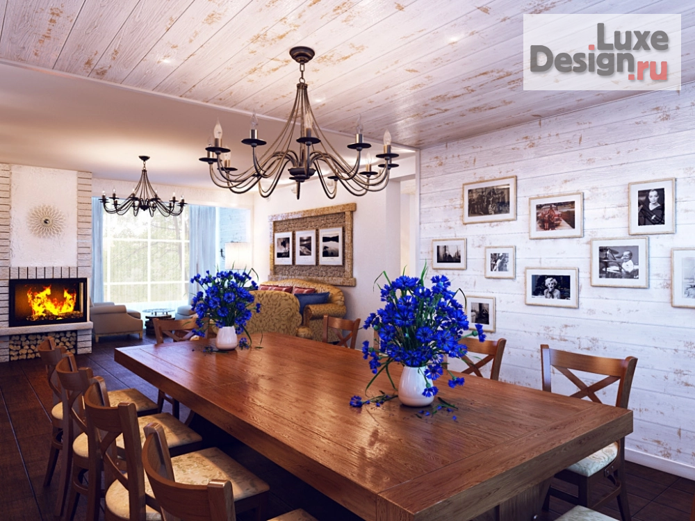 Дизайн интерьера коттеджа "Проекты коттеджей" (фото 10)