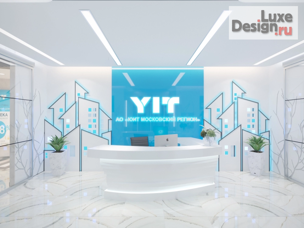 Дизайн интерьера офиса "Визуализация офиса девелоперской компании" (фото 1)