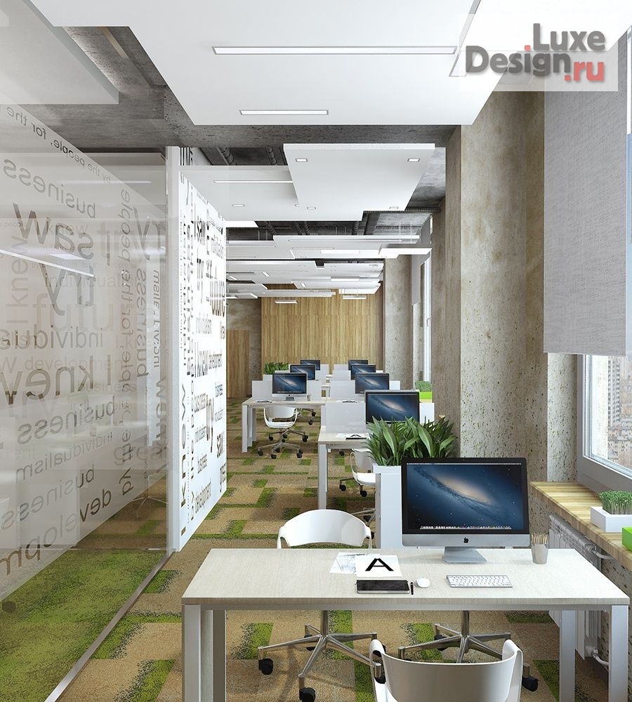 Дизайн интерьера офиса "Дизайн и визуализация офиса ТСС" (фото 6)