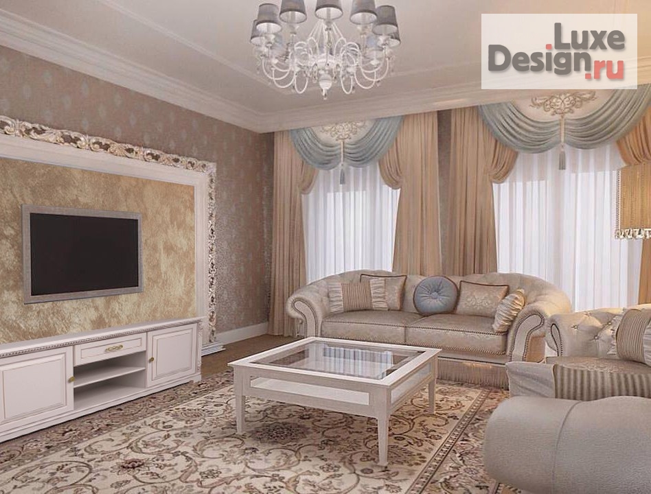 Дизайн интерьера загородного дома "Дизайн проект загородного дома, 150м2" (фото 3)