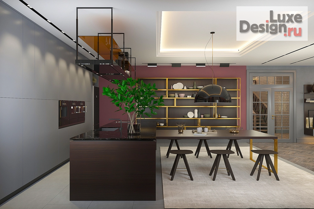 Дизайн интерьера коттеджа "Арлекин" (фото 10)