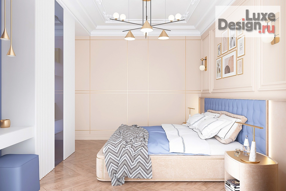 Дизайн интерьера однокомнатной квартиры "Breath of color" (фото 11)