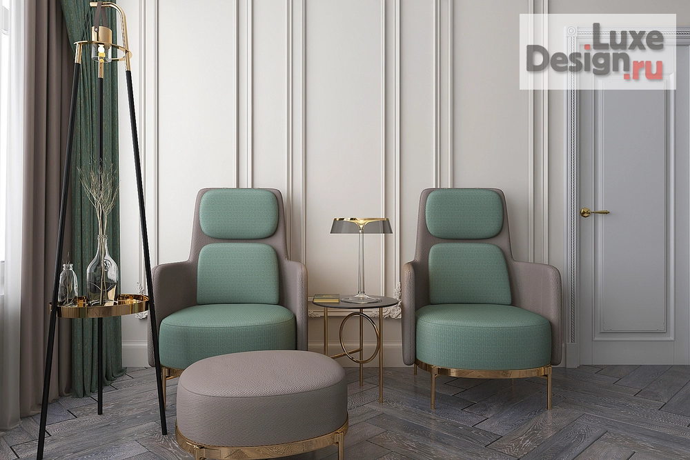 Дизайн интерьера коттеджа "Современная классика" (фото 11)