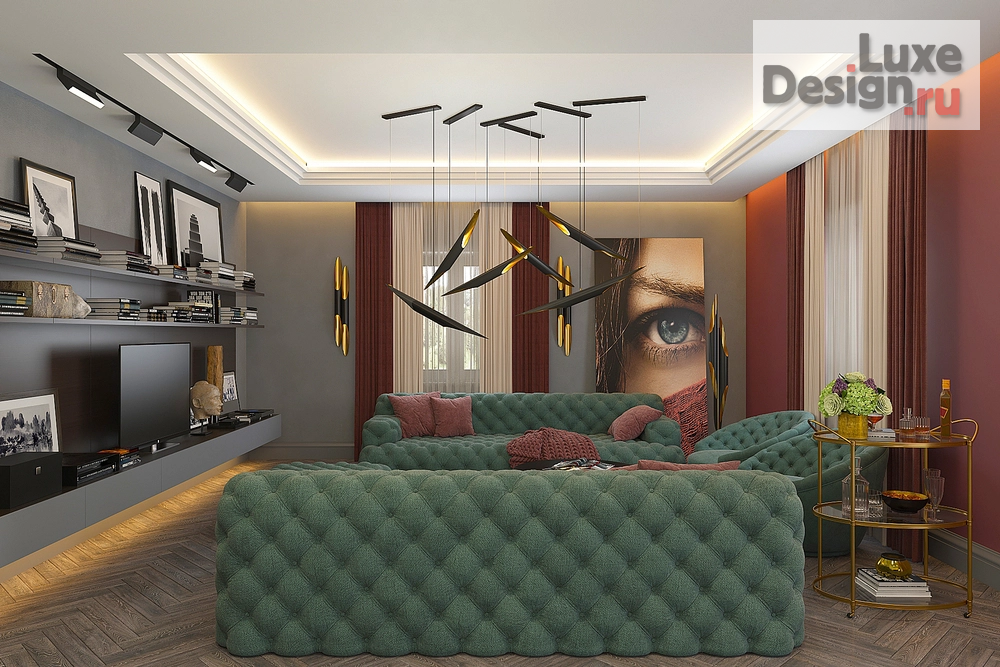 Дизайн интерьера коттеджа "Арлекин" (фото 12)