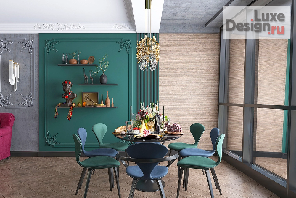 Дизайн интерьера двухкомнатной квартиры "Elysium" (фото 12)