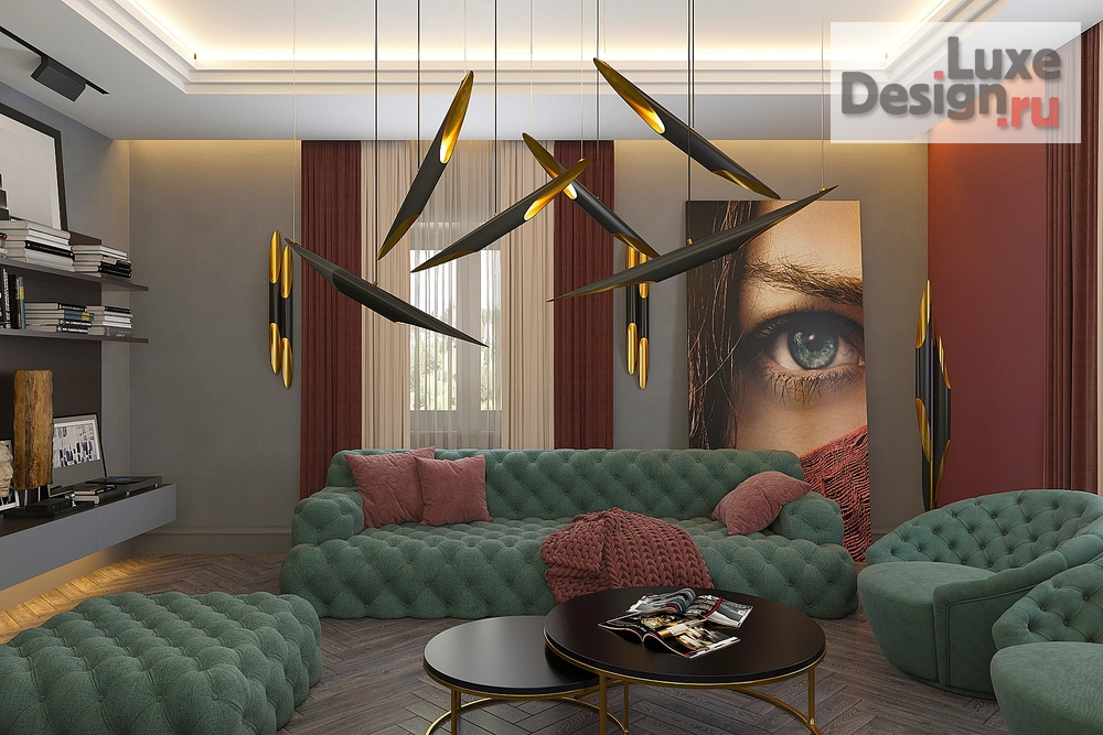 Дизайн интерьера коттеджа "Арлекин" (фото 13)