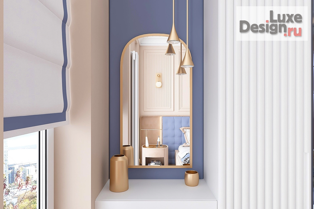 Дизайн интерьера однокомнатной квартиры "Breath of color" (фото 13)