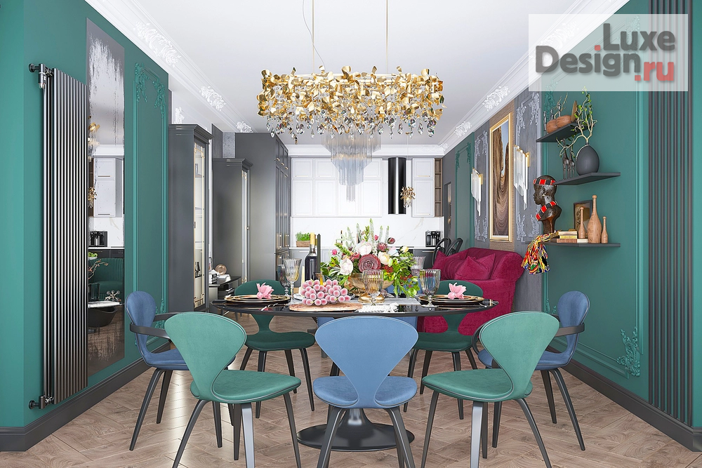 Дизайн интерьера двухкомнатной квартиры "Elysium" (фото 13)