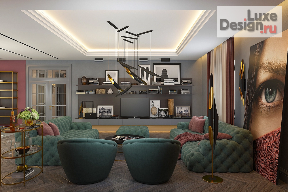 Дизайн интерьера коттеджа "Арлекин" (фото 15)